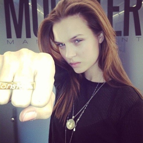 Josephine Skriver via her Instagram. (February 2013)