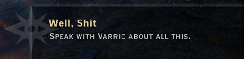 cheekywithcullen:speak with varric about some shit