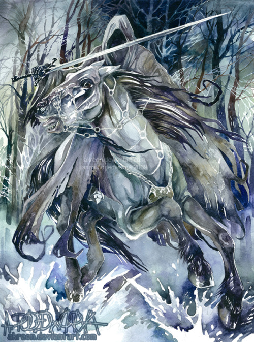markedasinfernal:Nazgûl / Swallowed by the River, by akreon