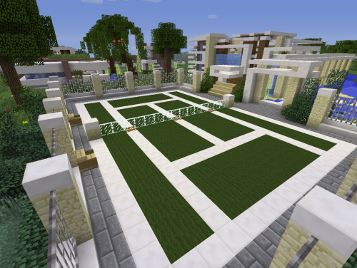 oh-my-minecraft:  Inspired by Youtuber Keralis, Monkeyspanker built this gorgeous house I now have the pleasure of living in on Minecraft. :3 