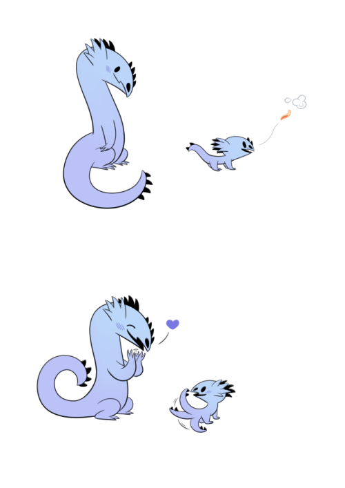 jack-the-lion:  stutterhug:  Practice Makes Perfect. Tapastic. Twitter.  Dat baby dragon though! X3 