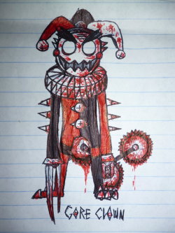 GORE CLOWN by ~DecaydBlacked