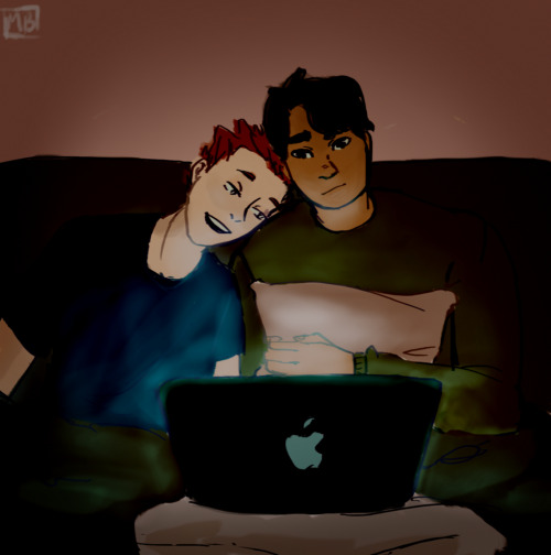 ushitenweek: ohirareon: my art for @owlinaminor‘s fic friends don’t let friends wat