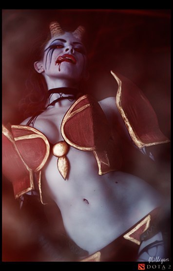 Porn Pics DotA 2 Queen of Pain model: Lill photo by
