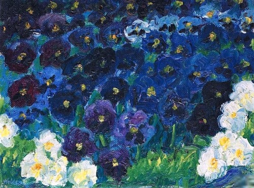 bofransson:The Blue Flowers Emile Nolde - 1908 