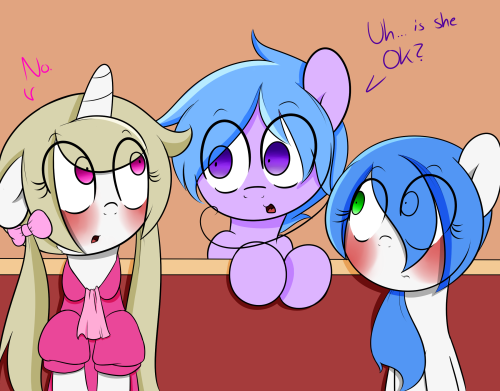 askviewingpleasure:She kinda just stayed like that for a few minutes, but she’s fine.xD Attention fetish? >w>