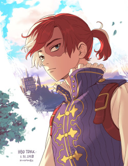 kimopoleis:  ponytail!Todoroki gives me life (●´ω｀●)