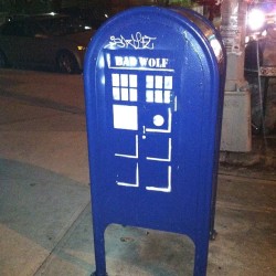 doctorpuppet:  Doctor Puppet contributor Shelby stumbled upon this in Brooklyn tonight. 
