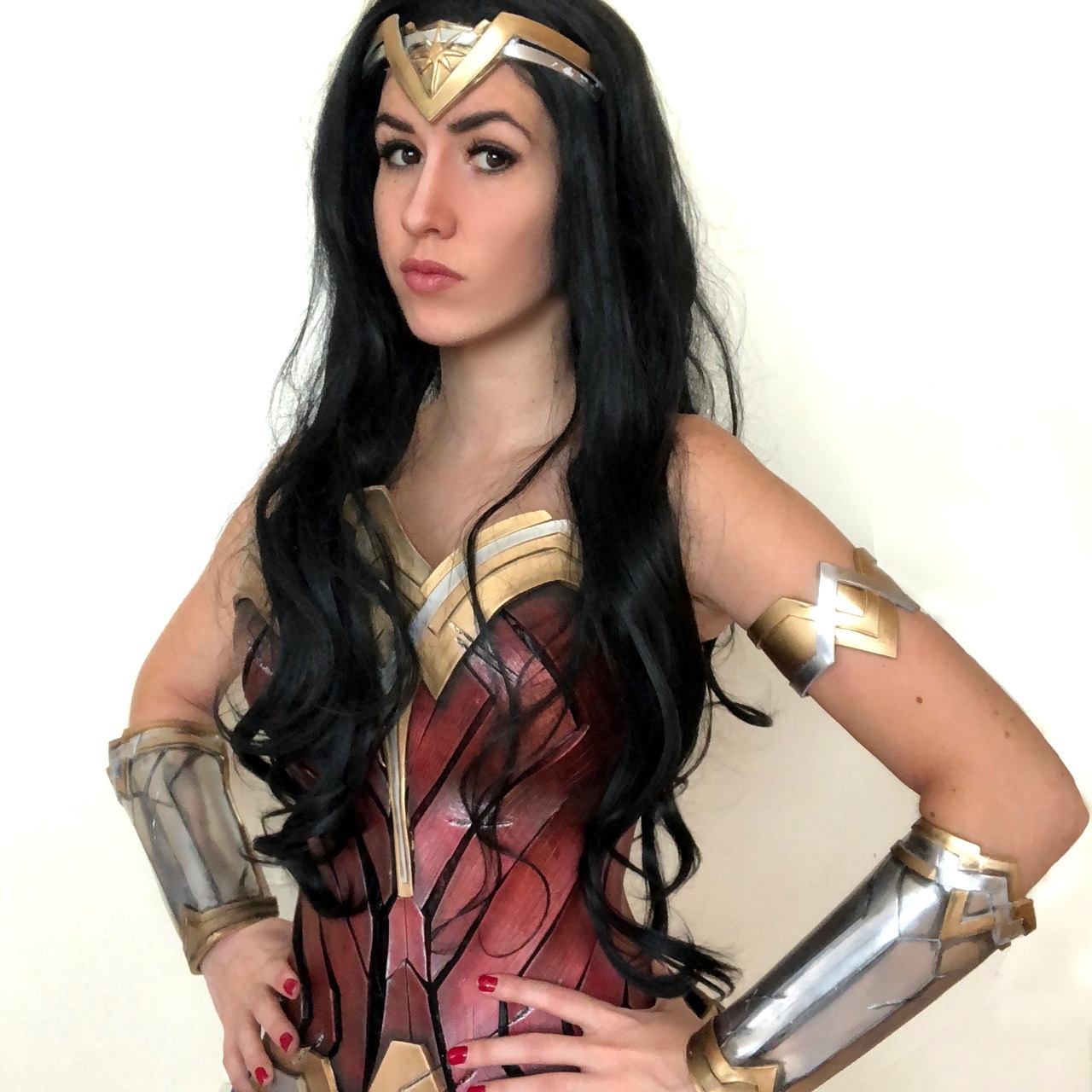 sakuraflorr:Wonderwoman 😍 Just had to do a make up try out! Still faaaaaar from