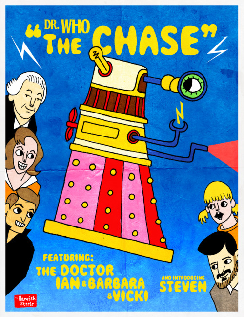 50yearsofwhovians: 016 The Chase by Terry Nation Illustrated by hamishmash The Time-Space 