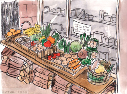 a cute little fruit and veg shop I saw on my travels~