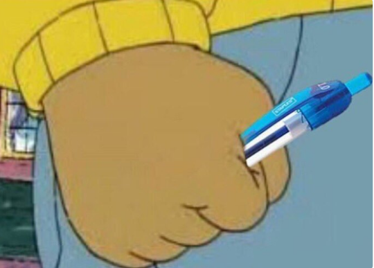 Cuando te desvelas haciendo un trabajo y el profesor no lo revisa...