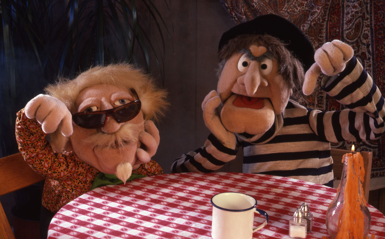 Statler and Waldorf wear the trendiest clothes… from decades ago.