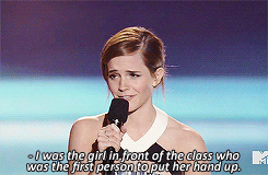 emmawatsonsource:Emma Watson accepting the ‘Trailblazer’ award at the 2013 MTV Movie Awards
