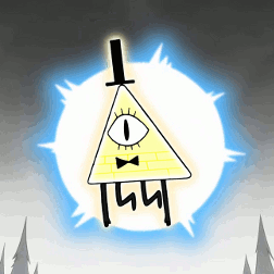 missfiirelight:  Week Gravity Falls Challenge Day 01. Favorite Character. (1/3)              Bill Cipher.