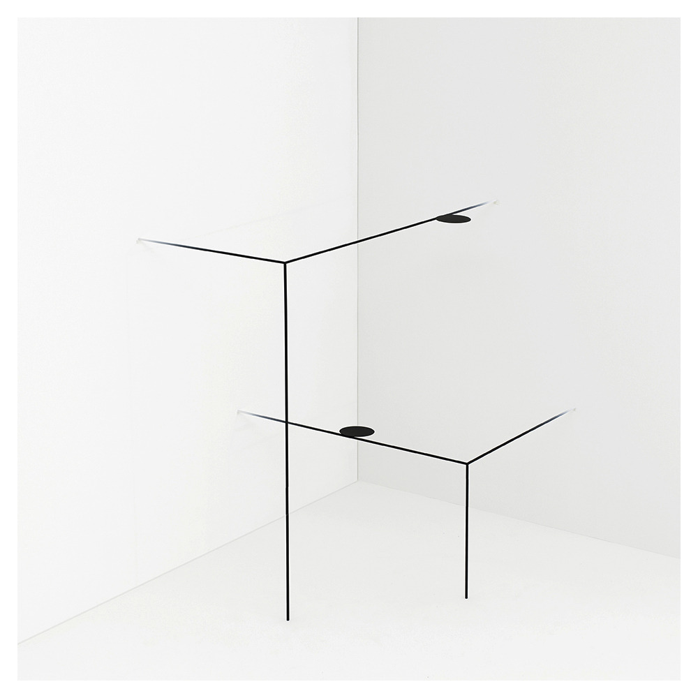 styletaboo: Nendo - Border table [steel, 2015]