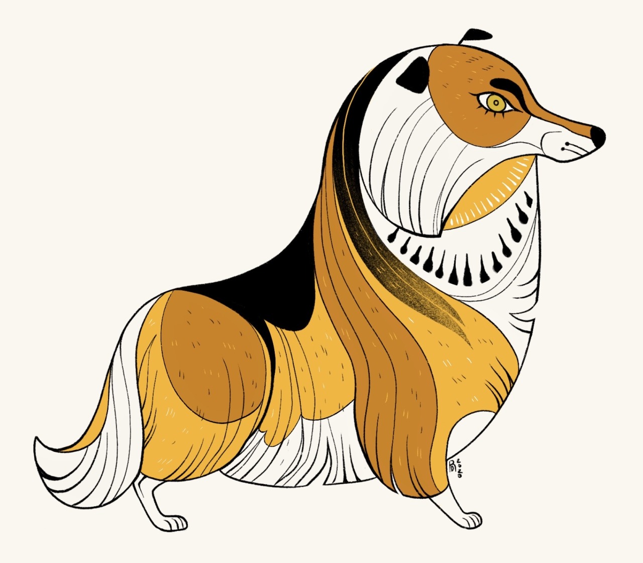 Rough Collie Instagram | Twitter | Art Prints