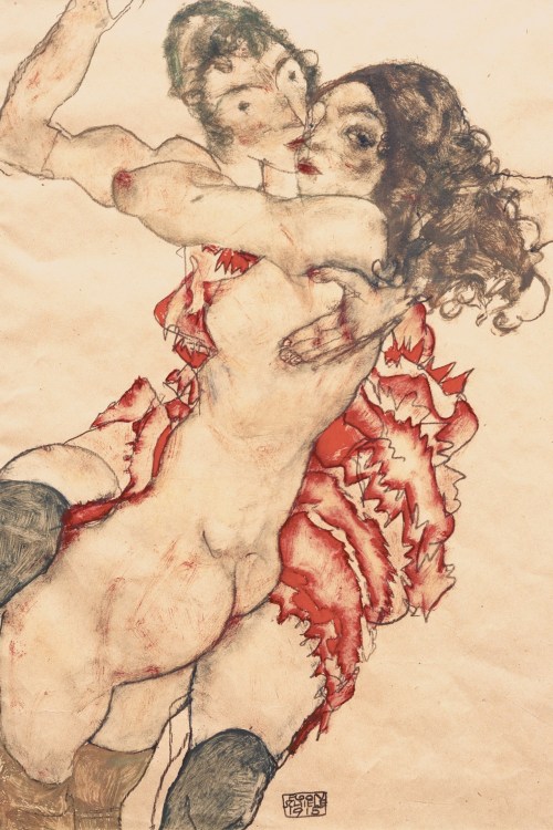 XXX artimportant:  Left: Egon Schiele - Two photo