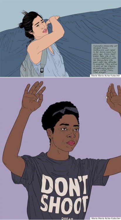 How Women Are Changing The World, Shown In Gorgeous Illustrations&ldquo;Peruvian artist María Acha-K