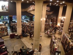 semi-coherent:  The last bookstore. Art walk Jan. ‘16. 