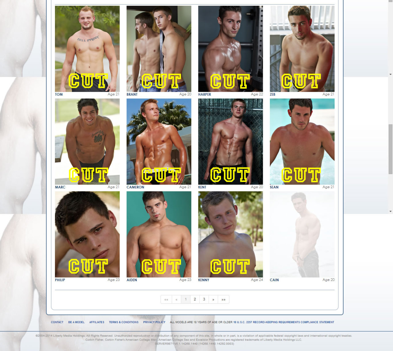betteroffcut:  An impressive 94% of the guys on the Corbin Fisher “Dean’s List”