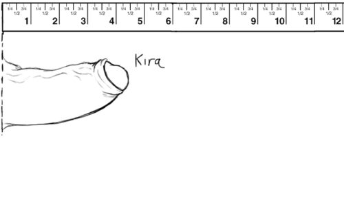 Kira. Below average. Thick, prominent veins, slight curves.