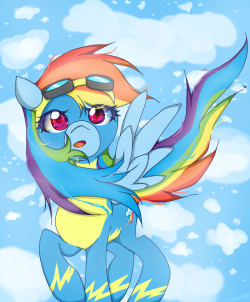 dysfunctionalequestria:Wonderbolt Rainbow