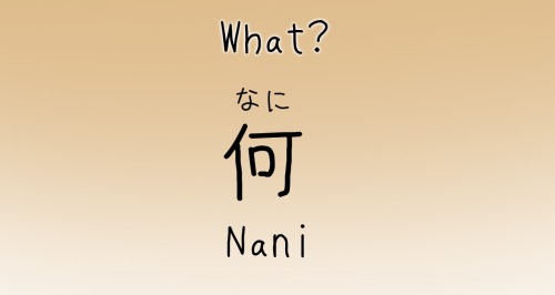 何をしていますか Nani o shiteimasuka What are you doing?