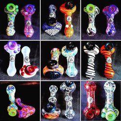 weedporndaily:  American made with pride in California. @emeraldtriangle_glass by @steves_glasshouse  SWEET GLASS