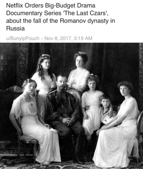 memory-of-the-romanovs: The SVOD service has commissioned six-part The Last Czars, about the fall of