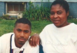 resurrectinghiphop:  Nas and his mom