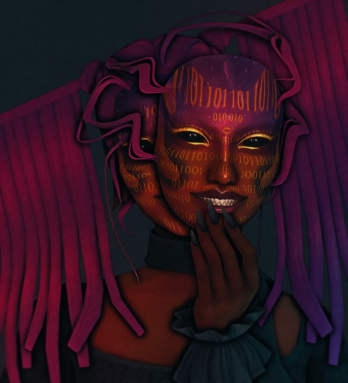 Played Around With @simandy's New Mask Cc And Combined It With @simnnah's Sawayama Set! I Just Love Cc