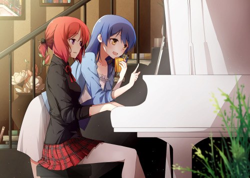 ✧･ﾟ: *✧ Piano Lesson ✧ *:･ﾟ✧♡ Characters ♡ : Maki Nishikino ♥ Umi Sonoda♢ Anime ♢ : Love Live! Schoo