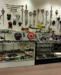 snailor-moon:  veggieblt:  I HAVE FOUND MY HOME  wolverin claws….   This be the shop of my dreams