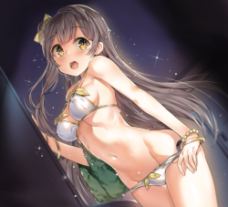 animeshamanime:  White Bikini [Kotori, Love Live!] (more: http://ift.tt/1SCR0hH)