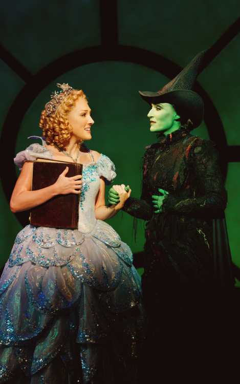 2011 Tiffany Haas as Glinda; Anne Brummel as Elphaba 2nd National Tour Company - Photo by Joan Marcu