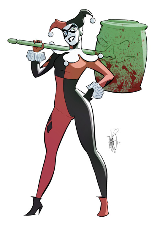 redcell6:  Harley Quinn by Marcio Takara