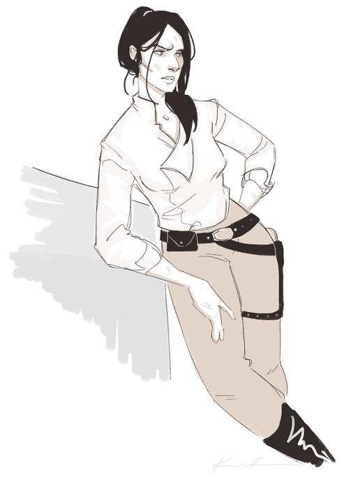 cinequeen:super quick sketch of my Revan, she wishes she could be a smuggler instead of a Sith but what can you do 