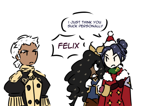 feavows:shoutout to felix for absorbing the microaggressions so ingrid could have a forging bonds co