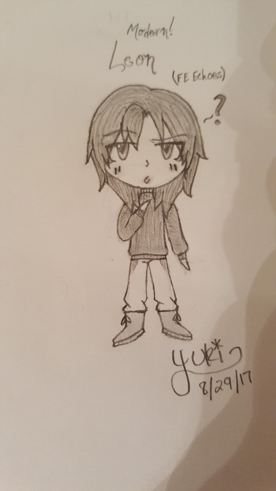 I Decided To Draw One Of My Aces In FEH, Leon! He's Originally From FE Gaiden/FE Echoes: Shadows Of Valentia.