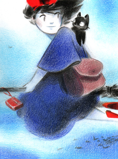 ca-tsuka:Ghibli fanarts by Junyi Wu.