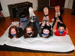 Multiple Girls Tied