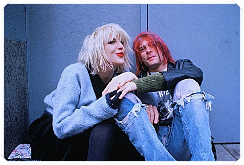 xtrandom:  Courtney Love and Kurt Cobain