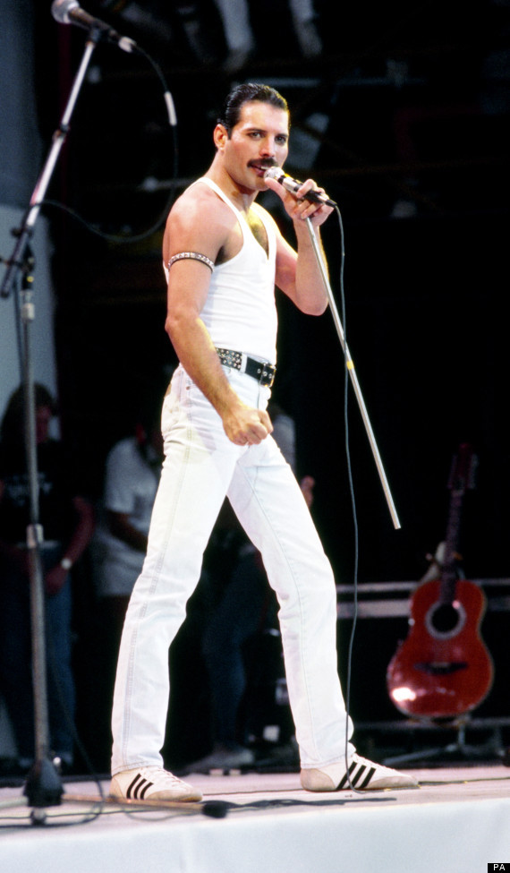 what type of adidas did freddie mercury wear