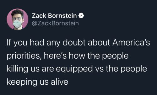 association-of-free-people:  choppedcowboydinosaur:  association-of-free-people: priceofliberty:   molothoo:  ‼️‼️‼️   I understand the sentiment but it’s totally ahistoric. The police have been receiving militarized toys and training for