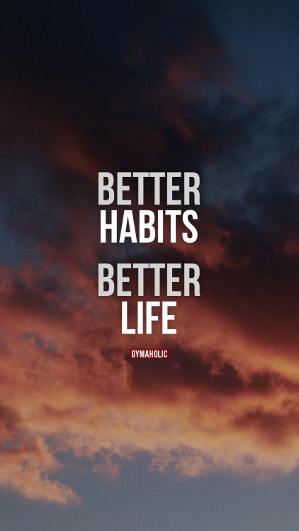 Better habitsBetter life.https://www.gymaholic.co