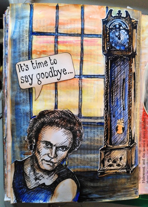 Getting Close To Finishing This Art Journal. Got Some Fun Ideas For The Next One...
