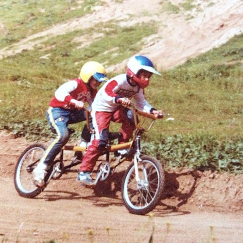outsidersbmx:Old School Tandem BMX Racing #outsidersbmx #OTSDRS #bmx #oldschool #oldschoolbmx #bmxou