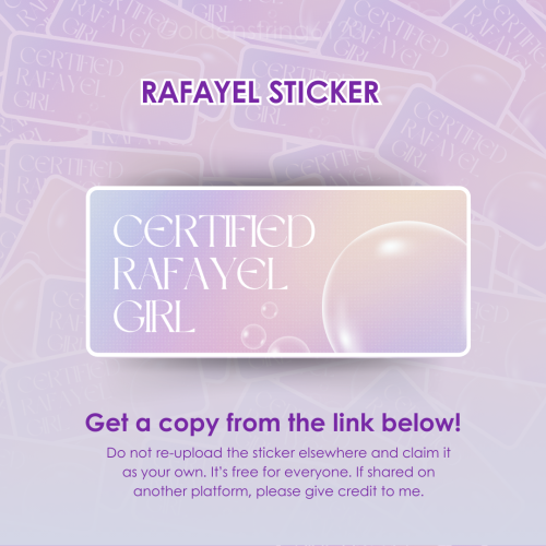 Rafyael Themed Sticker