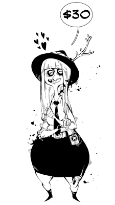 getdestroyed-staydestroyed:  ~ NEW YEAR: “INK SPLATTER” FULL BODY COMMISSIONS ~ That’s right all you Tumblr people, I am opening up art commissions to help me work towards getting a new desktop computer! These commissions will have multiple tiers